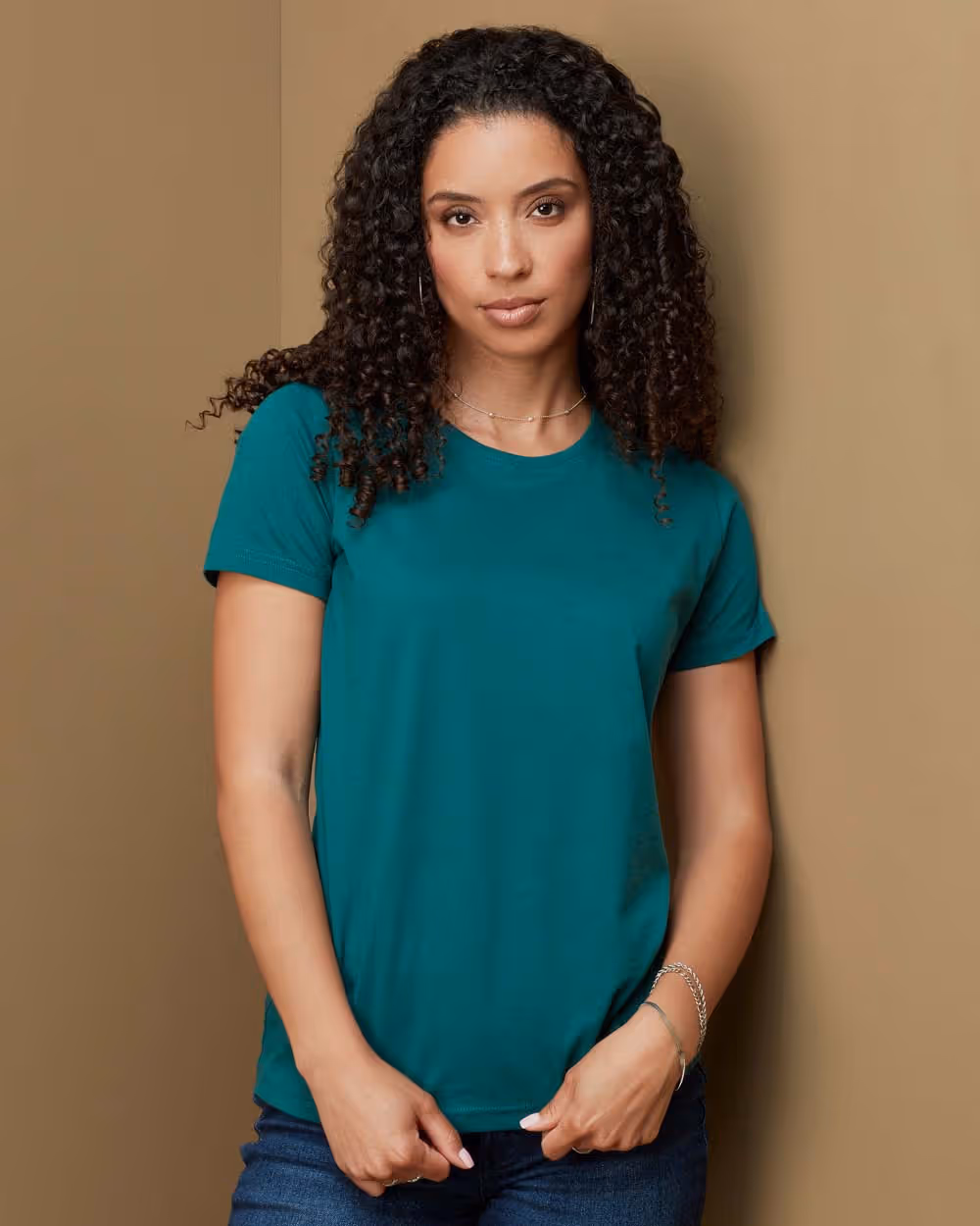 T-shirt Regular Fit Woman Classic – zdjęcie 3