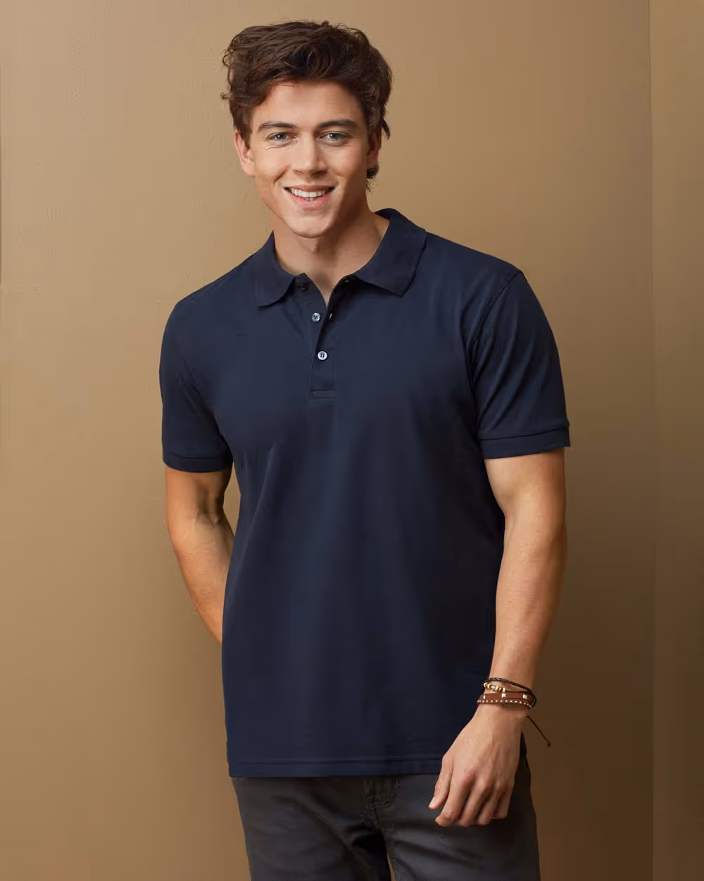 Polo Straight Fit Men Classic – zdjęcie 3